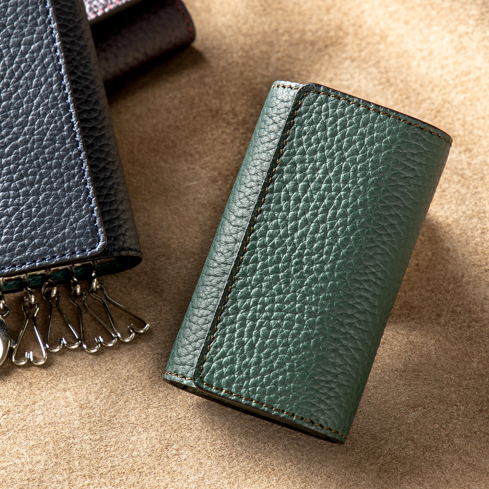 キーケースＬサイズ シュリンク型押し（S138）