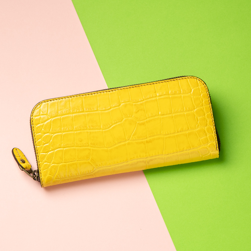 ファスナー長財布（W144）