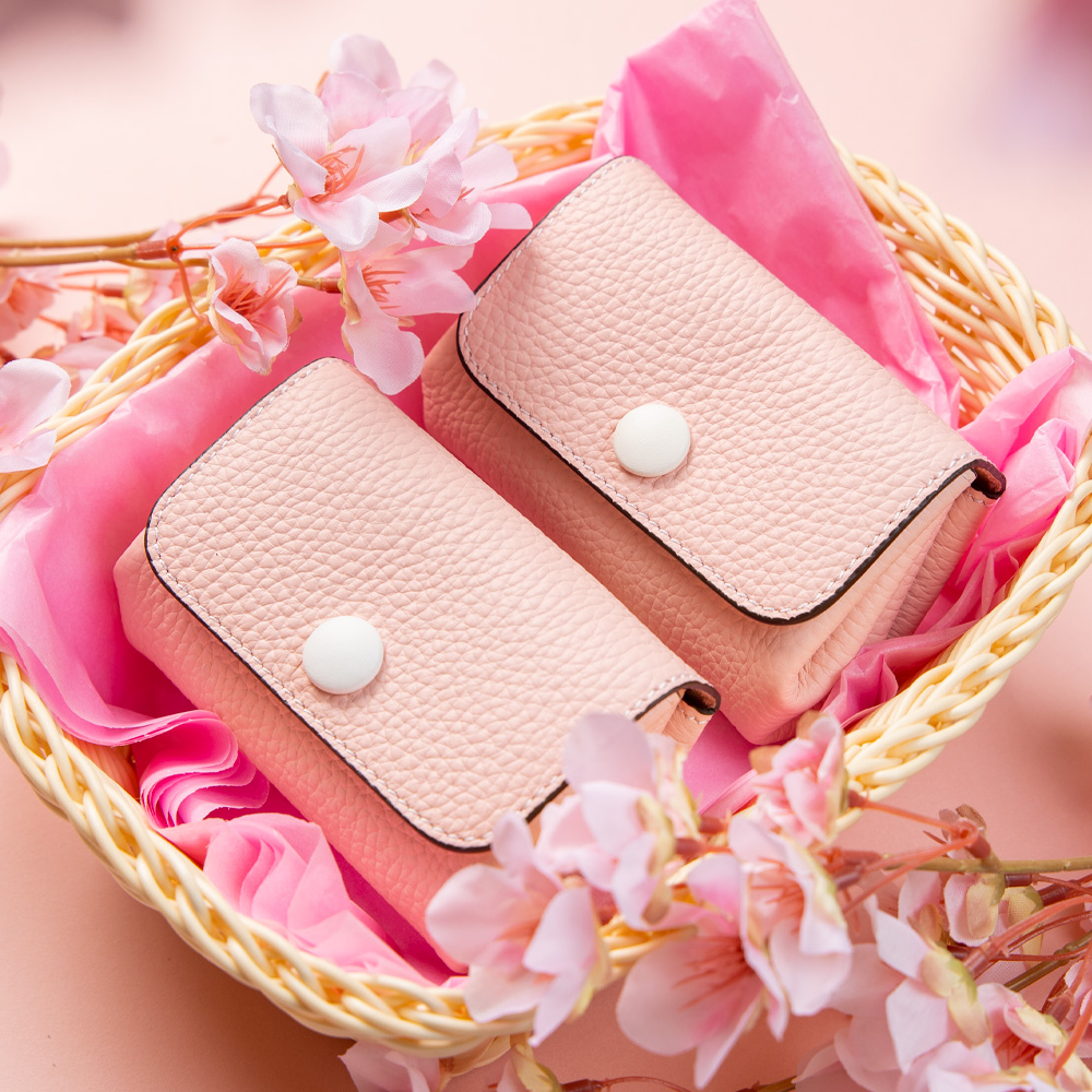 ハンドウォレット サクラピンク