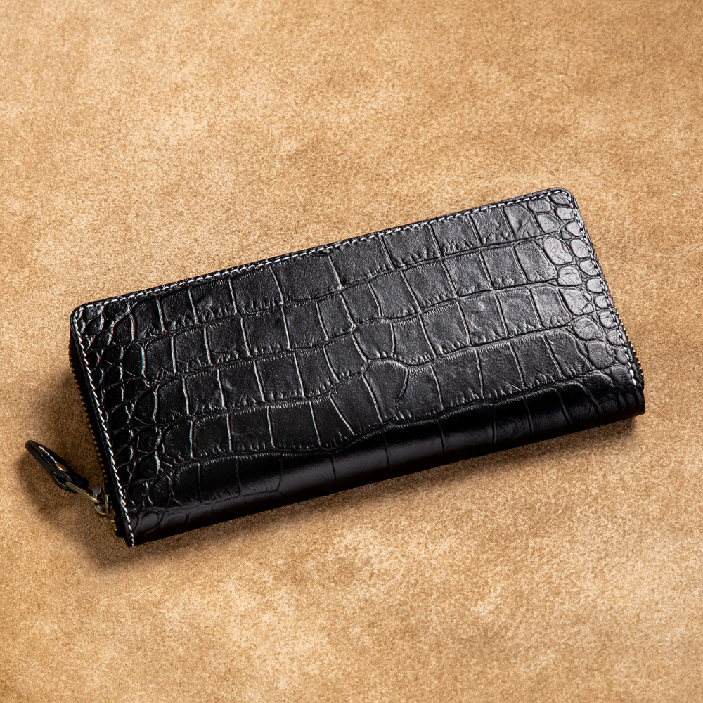 ファスナー長財布 角型（W150）